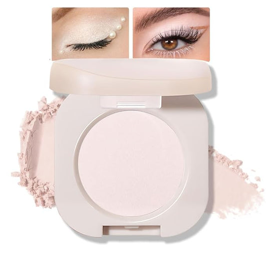 Monochrome Matte Eyeshadow, Nude Eye Shadow Makeup, Neutral Matte Pressed Powder,Single Vegan Eyeshadow, Highly Pigmented Natural Eyeshadow Palette, Single Long Lasting Nature Eye Make 01#