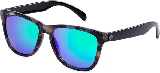 COLOSSEIN Sunglasses Womens,Classic Square Frame UV400 Mirrored Lens,Sunglasses Fit For Beach,Vacation,Driving