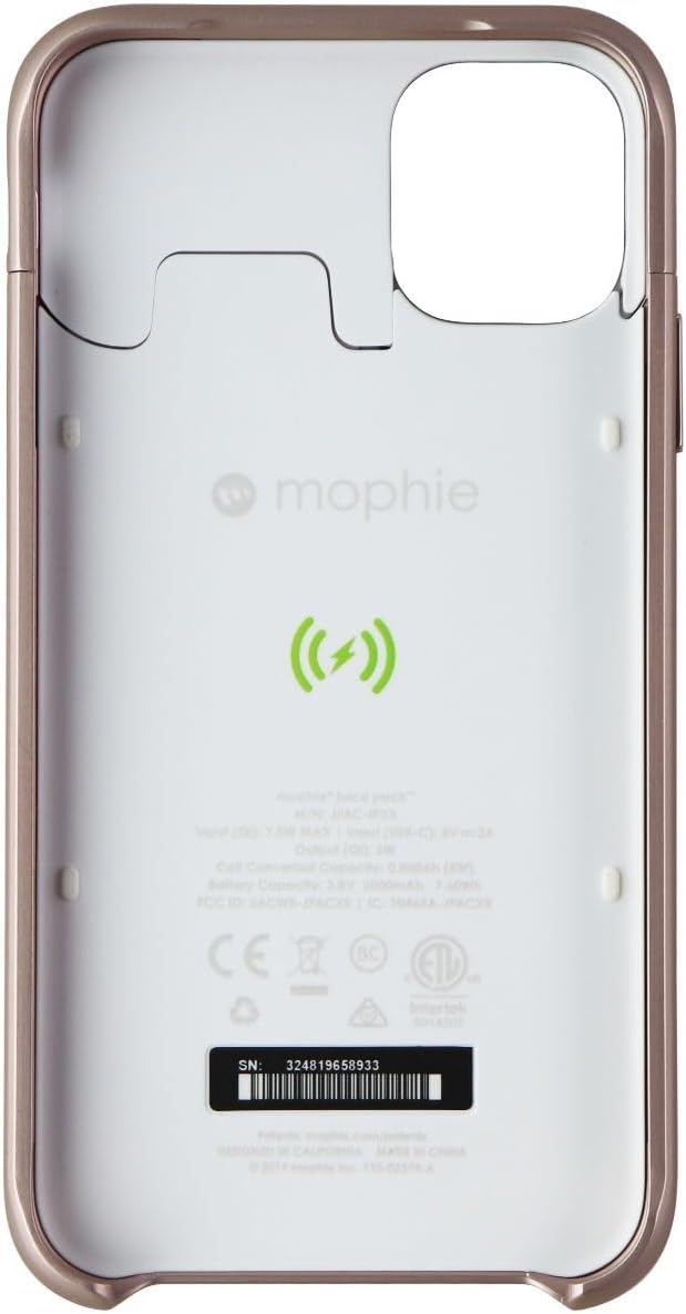 mophie 401004518 Juice Pack Access - Ultra-Slim Wireless Charging Battery Case - Made For Apple Iphone 11 - Blush Pink