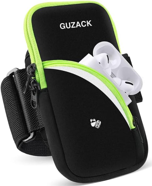 Armband Cell Phone Holder for Running Workout Exercise Sports Phone Arm Bands Pouch Bag, Running Armband for iPhone16 15 14 13 12 11 Pro Max XS XR X Plus Samsung Galaxy Up to 6.9"