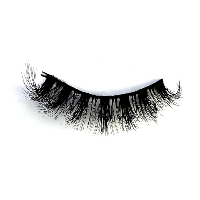 HBZGTLAD Cat eye Eyelashes 3D Natural False Lashes D Curl Fluffy Soft Cross 5 pairs Manga Lashes Wispy Natural Eyelash Extension Makeup (7D-25)
