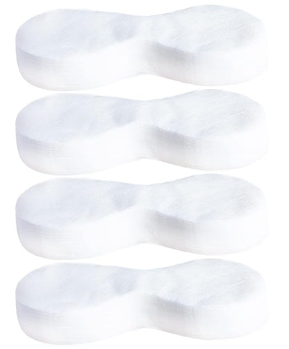 400 Sheets Disposable Non Woven Eye Mask Paper, Disposable Cotton DIY Eye Paper Disposable Cotton Eye Pillow Covers for Skincare Spa Wrap Moisture Retention
