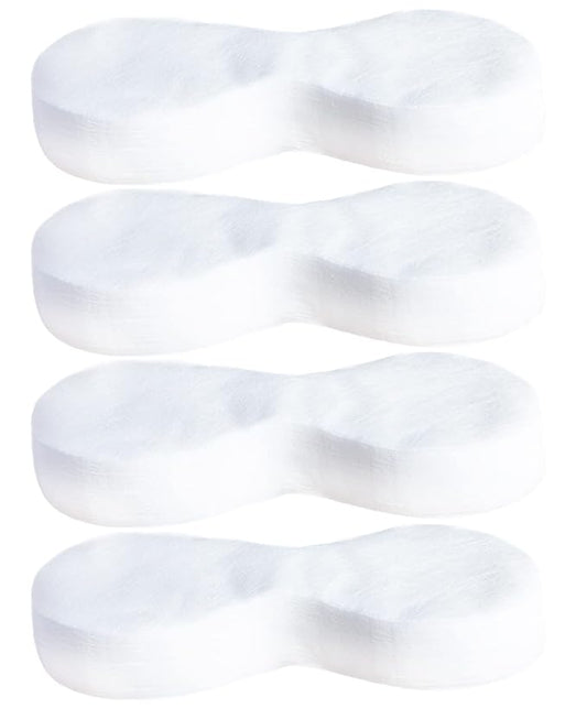 400 Sheets Disposable Non Woven Eye Mask Paper, Disposable Cotton DIY Eye Paper Disposable Cotton Eye Pillow Covers for Skincare Spa Wrap Moisture Retention