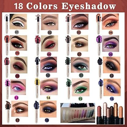 2 in 1 Champagne Gold Shimmer Eyeshadow Stick eyeliner pencil Cream Shimmer Smooth Eyeshadow pencil Waterproof Hypoallergenic Long Lasting Eye Shadow Pen Multi-Dimensional Eyes Look