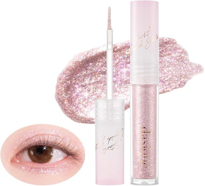 Dasique Starlit Jewel Liquid Glitter (08 Love Flake) | Twinkle Glitter Shadow | Long-Lasting | Multi-Dimensional Sparkle Finish | Quick Drying | Multipurpose