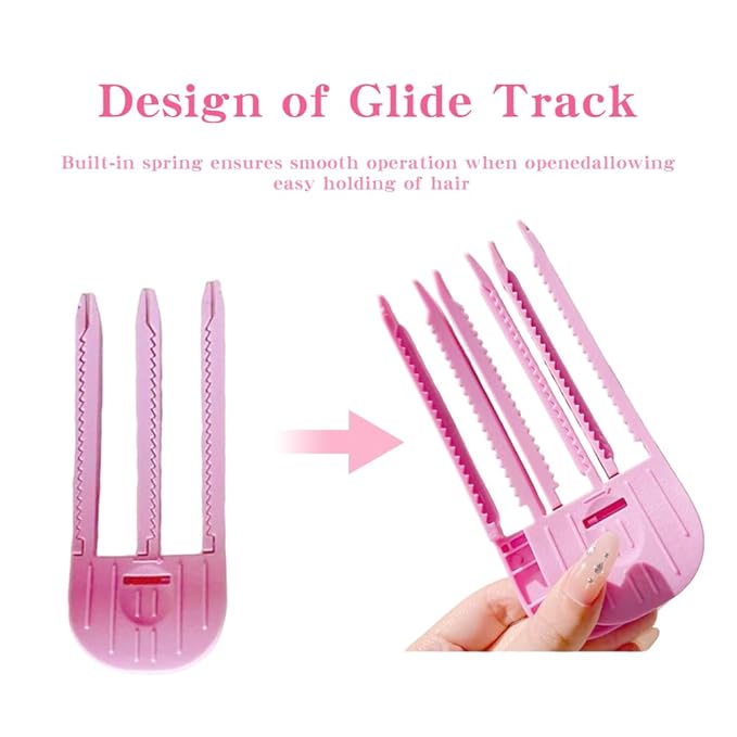 2 Pack Wind Shaping Styling Comb for Fluffy Bangs,Easy High CrownVolumizer Tool for Women,Quick Hair Styling Tools Volumizing Hair Clips for All Hair Types No Trace Hair Root Lifting Clips Men Women