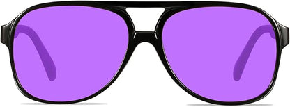 YDAOWKN Retro Aviator Sunglasses for Women Mens Large Frame Classic Vintage 70s Sun Glasses Aviators