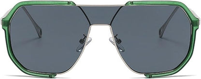 willochra Fashion Oversized Square Women Sunglasses Vintage Punk Men Outdoor Eyewear Shades UV400