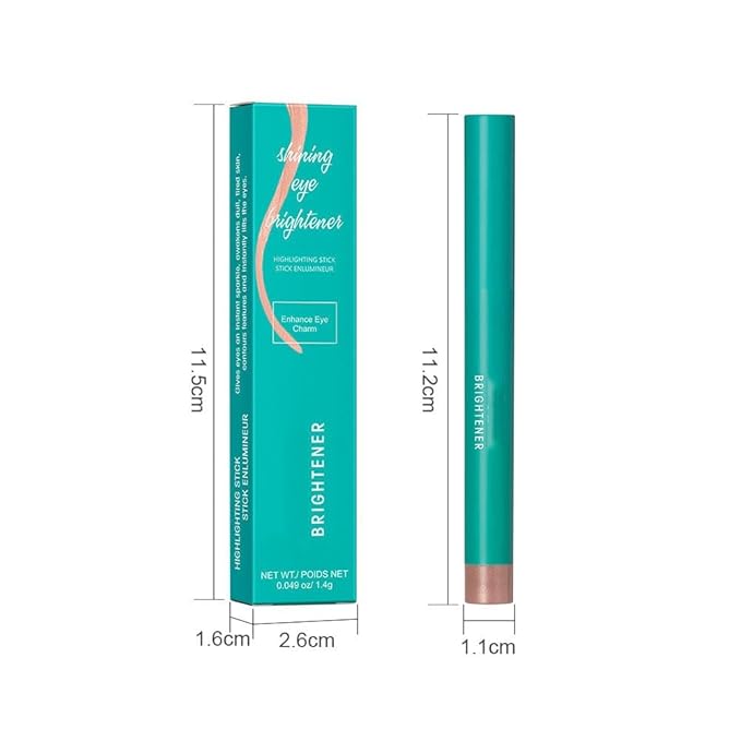 4Pcs Eyeshadow Stick, Eye shadow Brightener Stick Glitter Highlighter Makeup Eye Liner, Shimmer Creamy Long Lasting Eye Makeup. (4 colors)