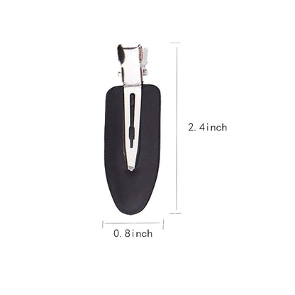 No Bend Hair Clips, 12 Pieces, No Crease Hair Clips for Hair Styling and Makeup Application