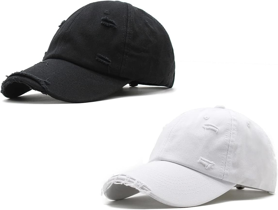 Century Star Baseball Caps for Men Womens Baseball Hat Distressed Cotton Dad Hat Summer Adjustable Golf Runing Hat