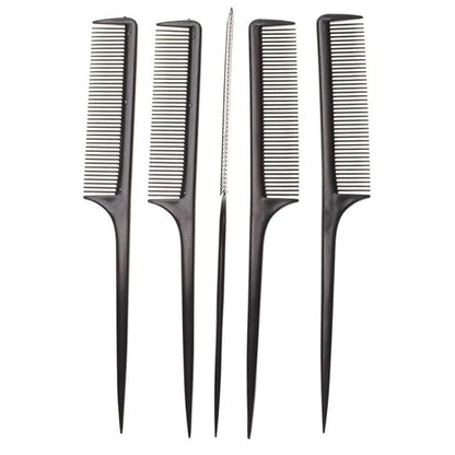 1pc Rat Tail Comb,Rat Fine Pro Tail Heat Resistant Teasing Combs with Plastic Pintail, Dresser Hair Comb Styling Comb for Parting Teasing and Styling,Hair Combs Styling Tools and Appliances