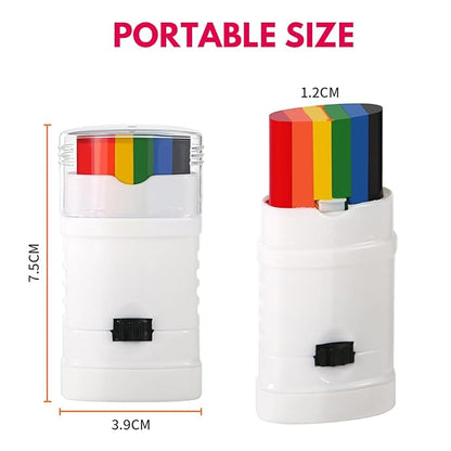 4pcs Rainbow Face Paint Stick,LGBT pride flag color Face Body paint for Pride Month Party Celebration,Parades