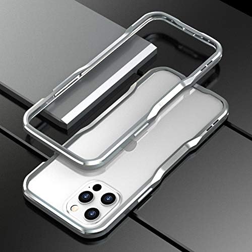HENGHUI Aluminum Bumpers Compatible with iPhone 12 Pro/iPhone 12 6.1-INCH Bumper Case Metal Frame Bumper Cover Shock Absorbent Slim Cool Design (iPhone12/iPhone12Pro, Gold)
