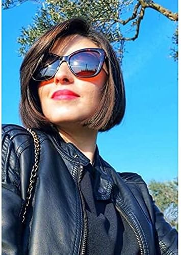FEISEDY Polarized Vintage Sunglasses American Womens Square Jackie O Cat Eye Sunglasses B2451