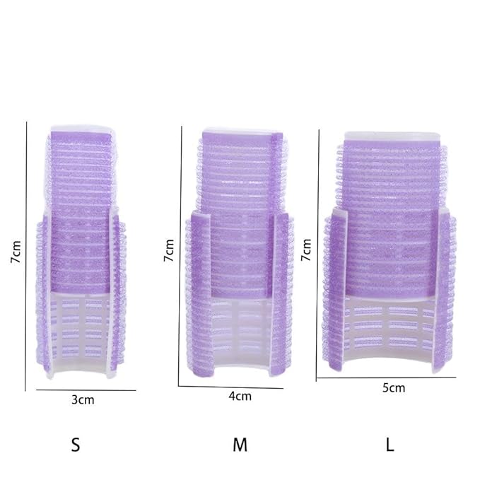 2pcs/set Purple Hair Curling Clips,Portable Bangs and Hair Curlers, Natural Fluffy Curling Clips for DIY Styling,Styling Tools and Appliances(S)