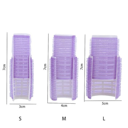2pcs/set Purple Hair Curling Clips,Portable Bangs and Hair Curlers, Natural Fluffy Curling Clips for DIY Styling,Styling Tools and Appliances(S)