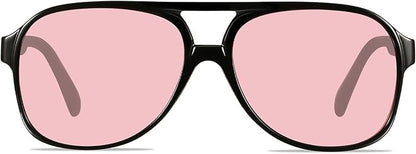 YDAOWKN Retro Aviator Sunglasses for Women Mens Large Frame Classic Vintage 70s Sun Glasses Aviators