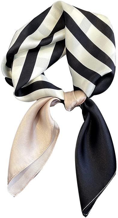 100% Pure Mulberry Silk Scarfs 26"x26" Square Scarf Women Neckerchief Headscarf hair scarf bandana Gift Packed