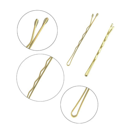 330 PCS 2.2Inch Blonde Bobby Pins for Women Girls, Super Grip Gold Hair Clips with Box, YINGFENG Reusable Non Slip Hair Pins, Suitable for All Hair Types