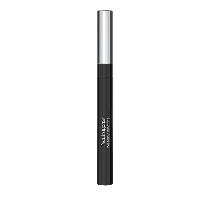 Neutrogena Healthy Lengths Mascara for Stronger, Longer Lashes, Clump-, Smudge- and Flake-Free Mascara with Olive Oil, Vitamin E and Rice Protein, Black/Brown 03,.21 oz