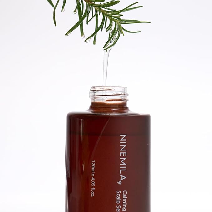 NINEMILA Calming Beer Biotin Hair Scalp Serum for Head & Thinning Hair Scalp Care With EWG Green Grade, Vegan Ingredients 120ml, 4.06 Fl oz