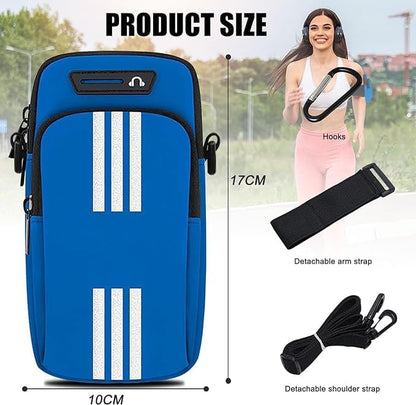 2 Pack Phone Holder for Running Armband Cell Phone Holder,Small Purses for Women Crossbody Bags Kids Men,iPhone 11 12 13 14 15 16 Pro Max Xs 16e Xr X Plus Galaxy Ultra,Workout Sports Arm Band