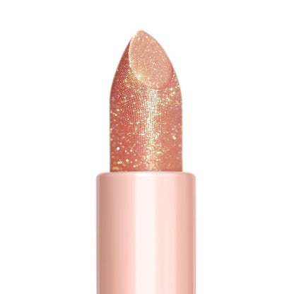 Oulac Moisturizing Peach Lipstick for Girls Moisture-Rich Tinted Lip Balm with Sparkle, Lightweight Lip Makeup, Shea Butter Formula, Vegan & Gluten Free, PG07 Mermaid Kiss