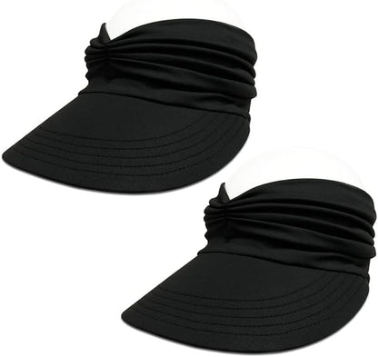 Sun Hat Women Sun Beach Visor Cap UV Protection with Wide Brim for Sports Beach Golf Hiking