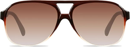 YDAOWKN Retro Aviator Sunglasses for Women Mens Large Frame Classic Vintage 70s Sun Glasses Aviators