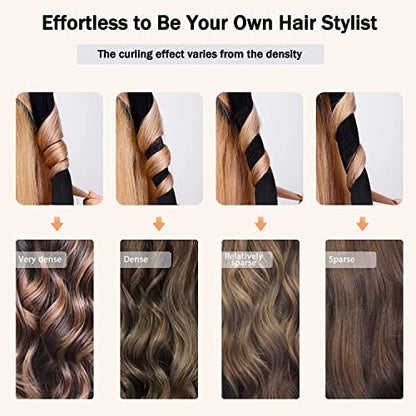 CORATED Heatless Curling Rod Headband, No Heat Silk Ribbon Rollers for Overnight Curls, Curls Styling Kit with Hair Clips and Scrunchie for Long and Medium Hair