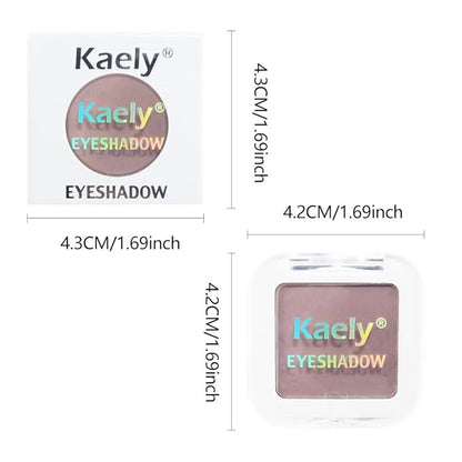 Kaely Taupe Single Eyeshadow Makeup, Neutral Powde Eye Shadow for Older Women, Lavender Plum Mauve Matte Eyeshadow Palette Pigmented Waterproof, sombras para ojos, Lightweight Blendable, 05