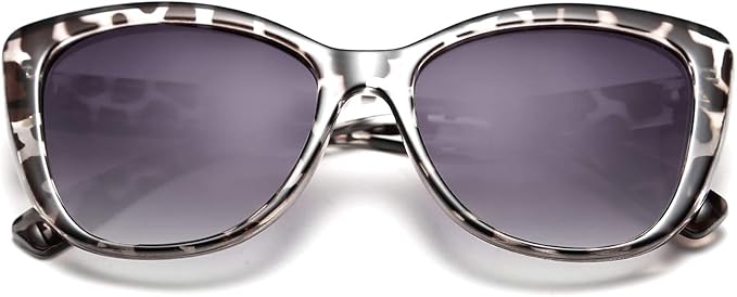 FEISEDY Polarized Vintage Sunglasses American Womens Square Jackie O Cat Eye Sunglasses B2451