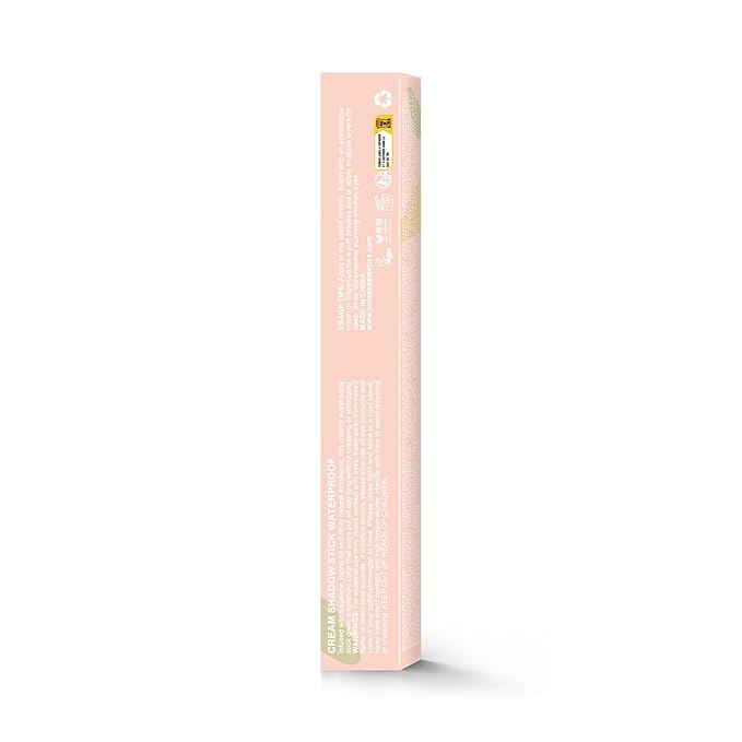 Oulac Glitter Eye Shadow Pencil - Waterproof Eye Shadow Stick Smooth and Long Lasting, Shimmering Glitter Finish, Blendable Eyes Makeup, Vegan Beauty 3.8g, (01) Vanilla