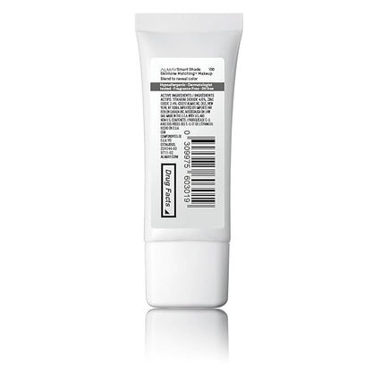 Almay Skintone Matching Foundation, Smart Shade Face Makeup with SPF 15, Hypoallergenic, Oil-Free, Dermatologist-Tested, 100 My Best Light, 1 fl oz