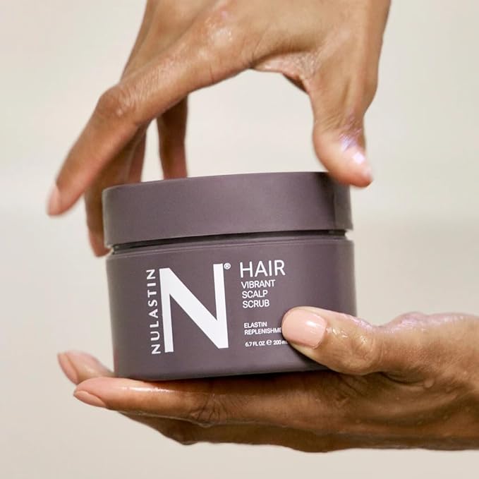 NULASTIN Vibrant Scalp Scrub - Pre-Shampoo Scalp Exfoliator & Cleanser - Weekly Treatment to Detoxify & Prep - Support a Healthy Skin Barrier & Hair - Vegan & Color-Safe (6.7 Fl Oz)