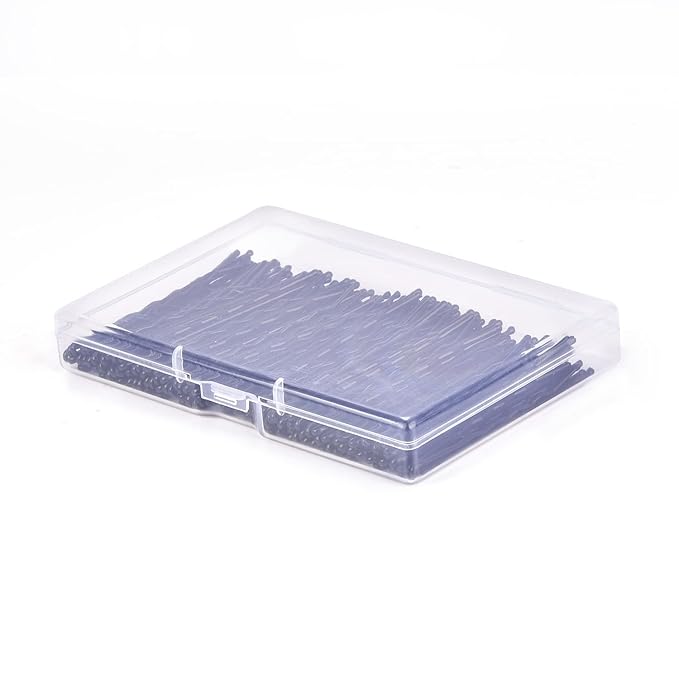 MORGLES 120PCS Jumbo Bobby Hair Pins for Women Girl, Large Black Bobby Pins 2.75Inches with Box