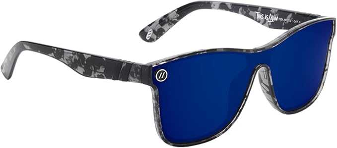 Blenders Eyewear Millenia X2 – Polarized Sunglasses – Flat, Mirrored Lens – 100% UV Protection – For Men & Women