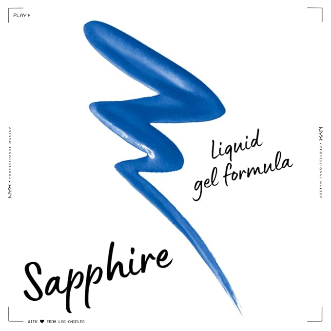 NYX PROFESSIONAL MAKEUP Epic Wear Liquid Liner, Long-Lasting Waterproof Eyeliner - Sapphire