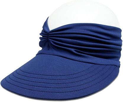 Sun Hat Women Sun Beach Visor Cap UV Protection with Wide Brim for Sports Beach Golf Hiking