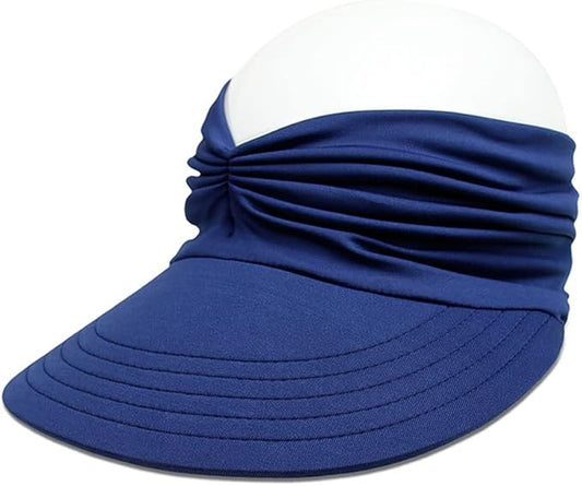 Sun Hat Women Sun Beach Visor Cap UV Protection with Wide Brim for Sports Beach Golf Hiking