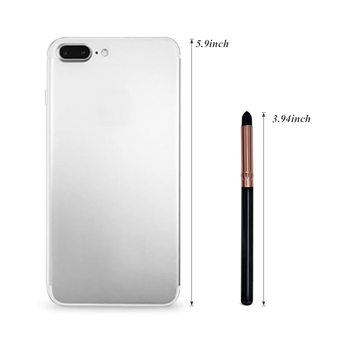 20Pcs Eyeliner Smudge Brush Pencil Stick Set,Professional Sponge Blending Makeup Tool for Eyeshadow and Eyebrow Reusable Applicator