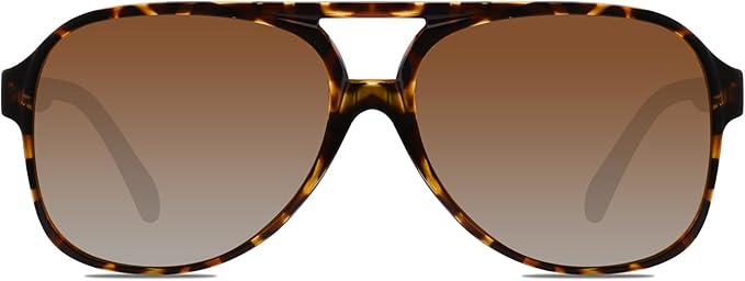 YDAOWKN Retro Aviator Sunglasses for Women Mens Large Frame Classic Vintage 70s Sun Glasses Aviators