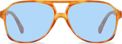 YDAOWKN Retro Aviator Sunglasses for Women Mens Large Frame Classic Vintage 70s Sun Glasses Aviators