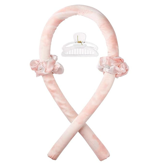 CORATED Heatless Curling Rod Headband, Hair Curlers to Sleep In, No Heat Curl with Hair Clips, Sleeping Curls Silk Ribbon Rollers for Long Hair