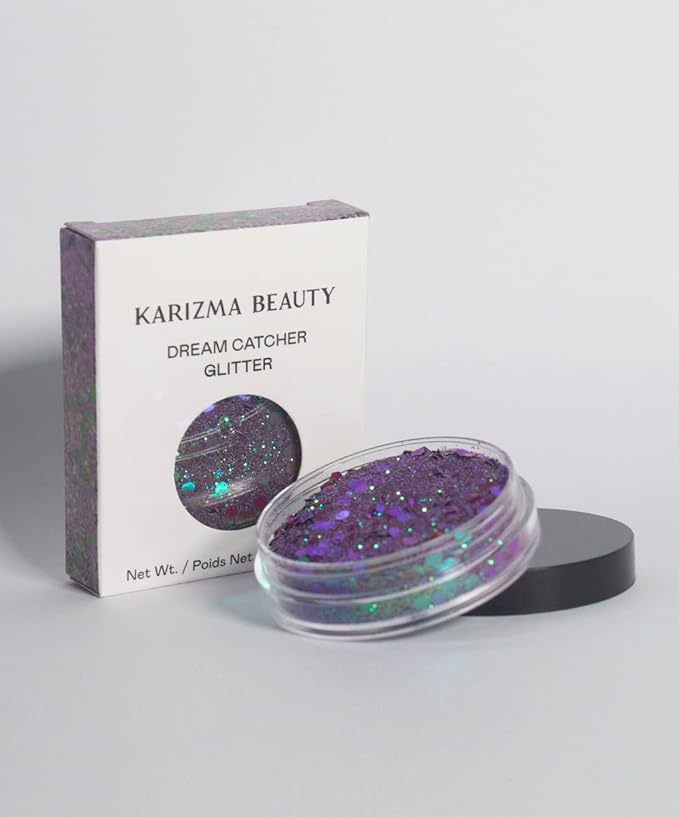 KARIZMA Dream Catcher Body Glitter. 10g Chunky Face, Hair, Eye and Body for Women. Rave, Festival Accessories, Cosmetic Makeup. Loose Set