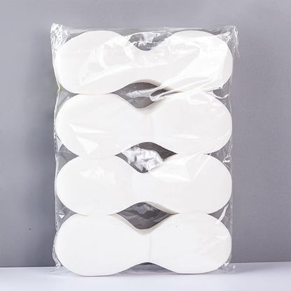 400 Sheets Disposable Non Woven Eye Mask Paper, Disposable Cotton DIY Eye Paper Disposable Cotton Eye Pillow Covers for Skincare Spa Wrap Moisture Retention