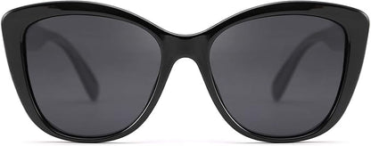 FEISEDY Polarized Vintage Sunglasses American Womens Square Jackie O Cat Eye Sunglasses B2451