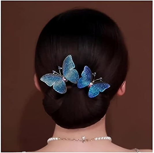 Ins Style Elegant Lazy Hair Curler, Crystal Hair Bun Maker, French Twist Hairstyle Bun Hair Accessories
