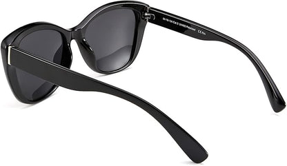 FEISEDY Polarized Vintage Sunglasses American Womens Square Jackie O Cat Eye Sunglasses B2451